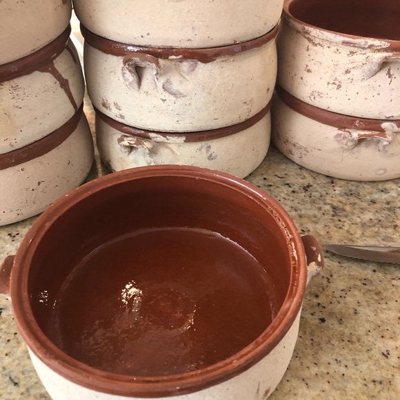 6 Terracotta Bowls - Picture 2 of 7